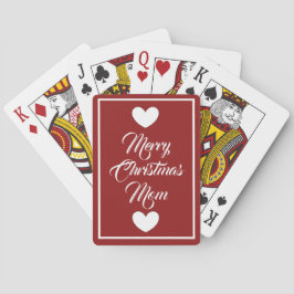 Baralho Christmas playing cards for Mom by dalDesignNZ
