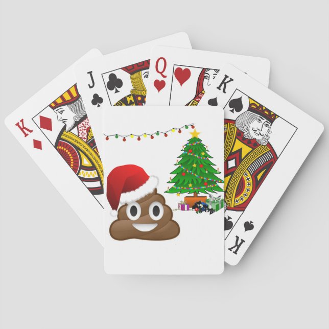 Baralho christmas poo emoji (Verso)