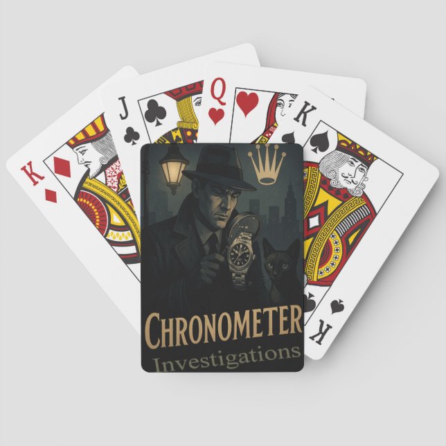 Baralho Chronometer Investigations Playing Cards (Verso)