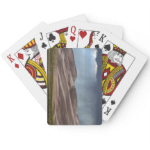 Chuva nas dunas de areia do Excelente