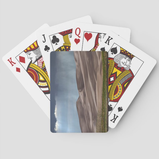 Baralho Chuva nas dunas de areia do Excelente (Verso)