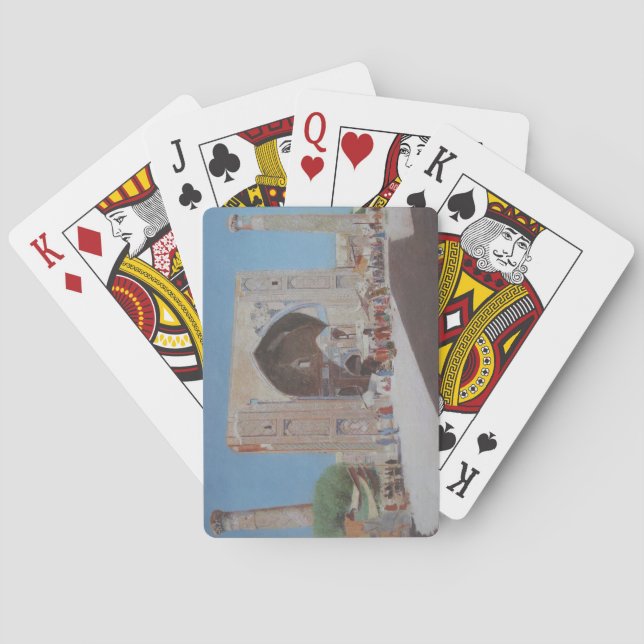 Baralho Cidade Antiga de Samarkand (por Vasily Vereshchagi (Verso)