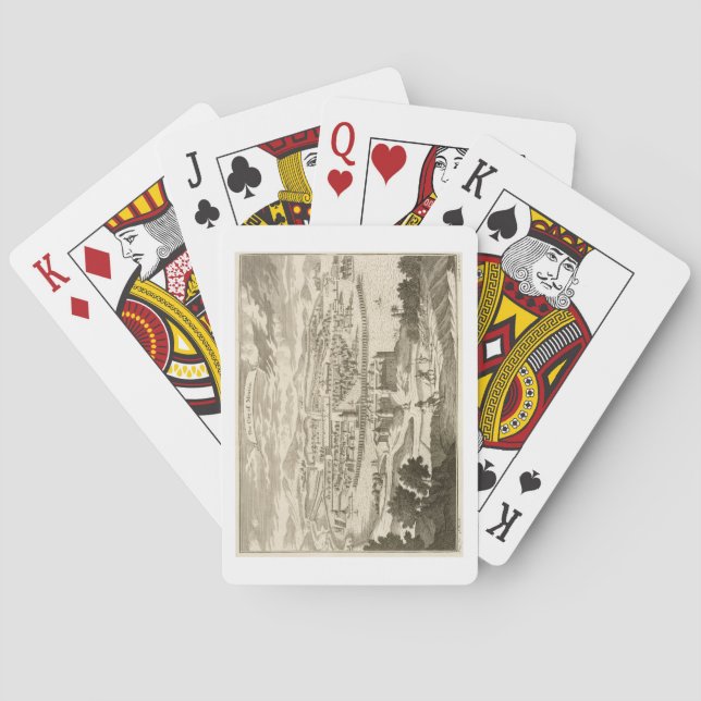 Baralho Cidade do México, 1723 (gravura) (Verso)