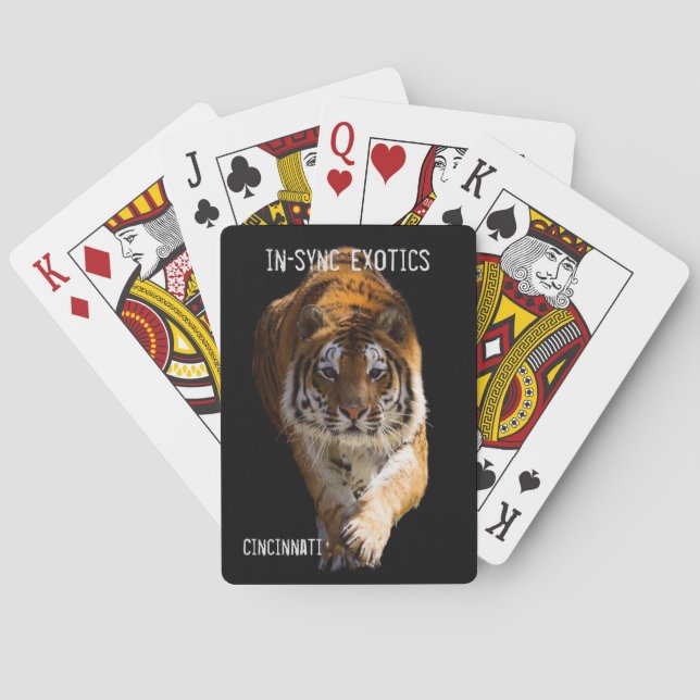 Baralho Cincinnati Tiger - (Verso)