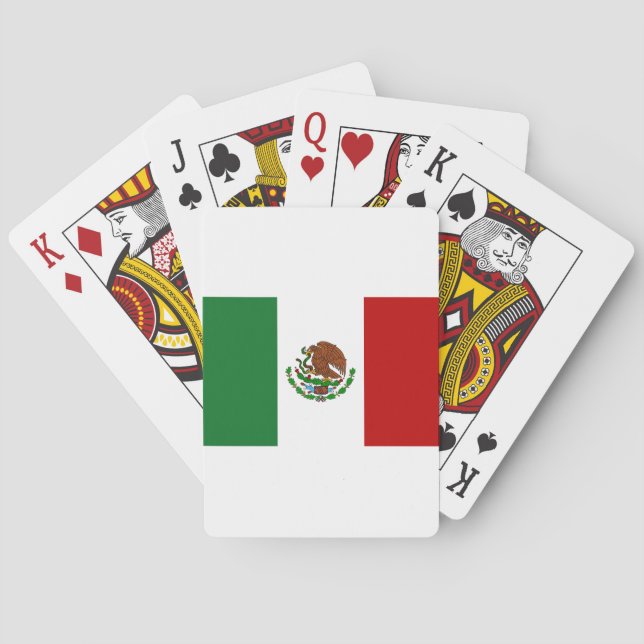 Baralho Cinco de Mayo Flag do México (Verso)