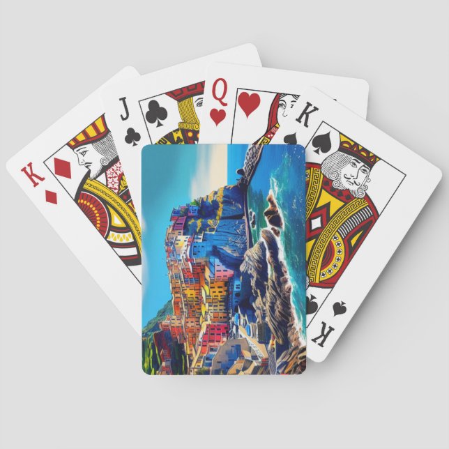 Baralho Cinque Terre, Itália (Verso)