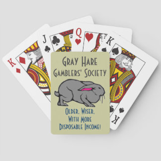 Baralho Cinza Hare Gamblers