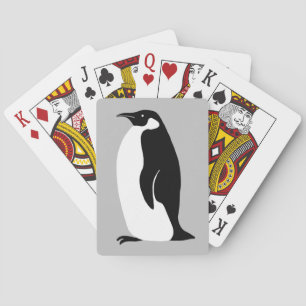 Baralho Cinza Pinguim Branco