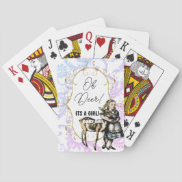 Baralho Cinza Raiva Roxa Alice Oh Deer Baby Girl