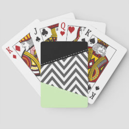 Baralho Cinza Zigzag, Cinza Chevron, Zigzag Patterno, Casa