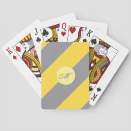 Baralho Cinzas Amarelo-Claro E Suave Personalizadas