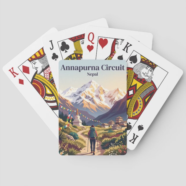 Baralho Circuito Annapurna Nepal (Verso)