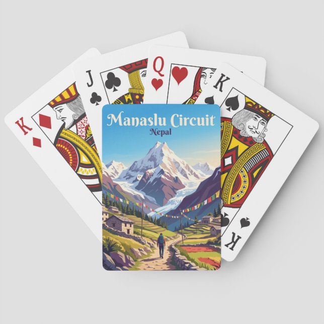 Baralho Circuito Manaslu Nepal (Verso)
