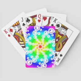 Baralho Círculo de Corte de abstrato