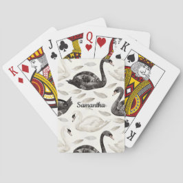 Baralho Cisnes brancas pretas