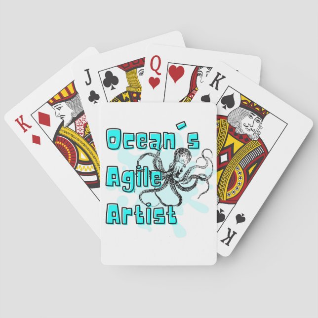 Baralho citação de polvo (Verso)