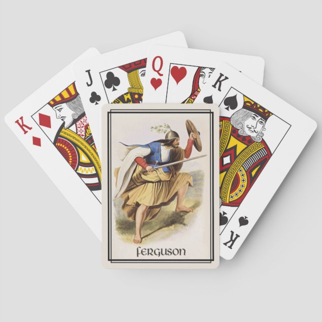 Baralho Clã Ferguson Clássico Escócia (Verso)