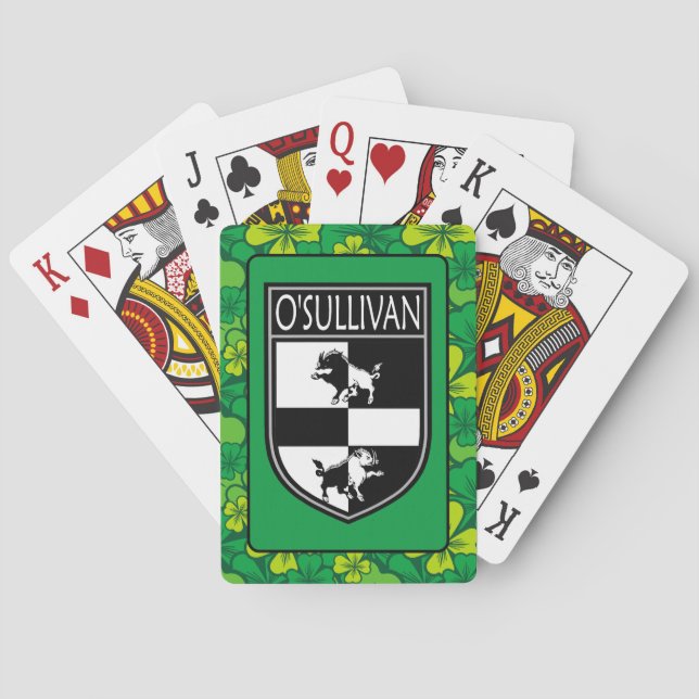 Baralho Clã Irlandês O'Sullivan (Verso)
