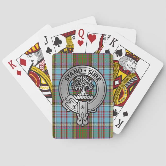 Baralho Clan Anderson Crest & Tartan (Verso)