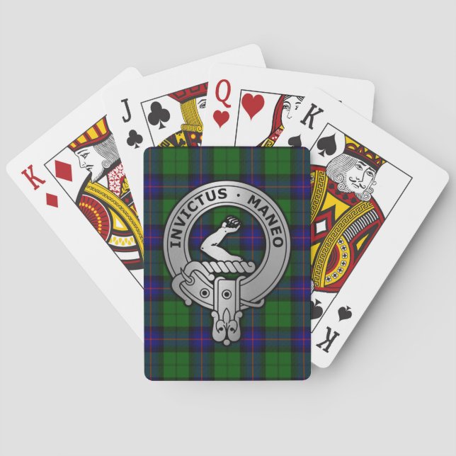 Baralho Clan Armstrong Tartan Crest (Verso)