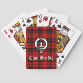 Baralho Clan Brodie Crest Crachá e Tartan