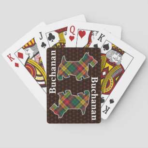 Baralho Clan Buchanan Tartan Scottish Terrier Edition