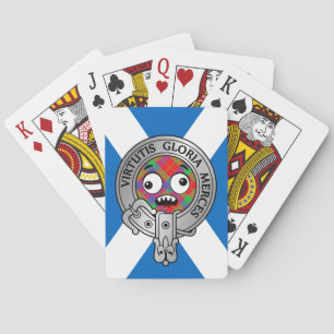 Baralho Clan Donnachaidh   Robertson Crest & Tartan Bicycl