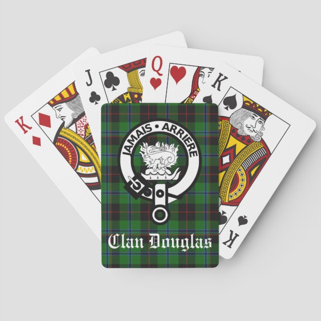 Baralho Clan Douglas Crest Crachá & Tartan (Verso)