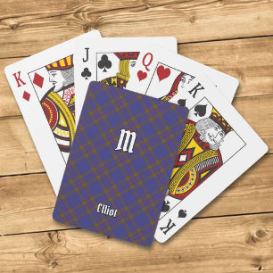 Baralho Clan Elliot Modern Tartan Jogando Cartões