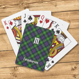Baralho Clan Farquharson Tartan Jogando Cartões