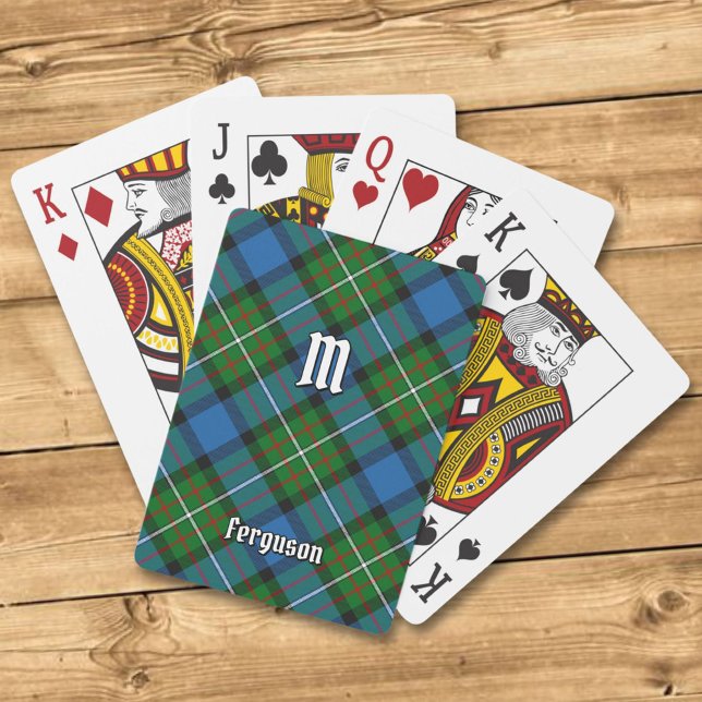 Baralho Clan Ferguson Tartan Jogando Cartões (Criador carregado)