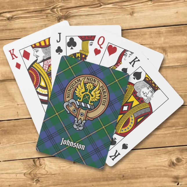 Baralho Clan Johnston Crest Play Cards (Criador carregado)