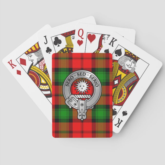Baralho Clan Kerr Crest & Tartan (Verso)