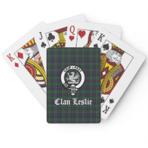 Clan Leslie Crest Crachá e Tartan