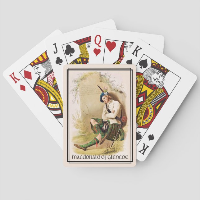 Baralho Clan MacDonald de Glencoe Classic Scotland (Verso)