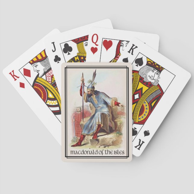 Baralho Clan MacDonald do Isles Classic Scotland (Verso)