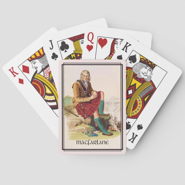 Baralho Clan MacFarlane Classic Scotland Bicycle Deck (Verso)