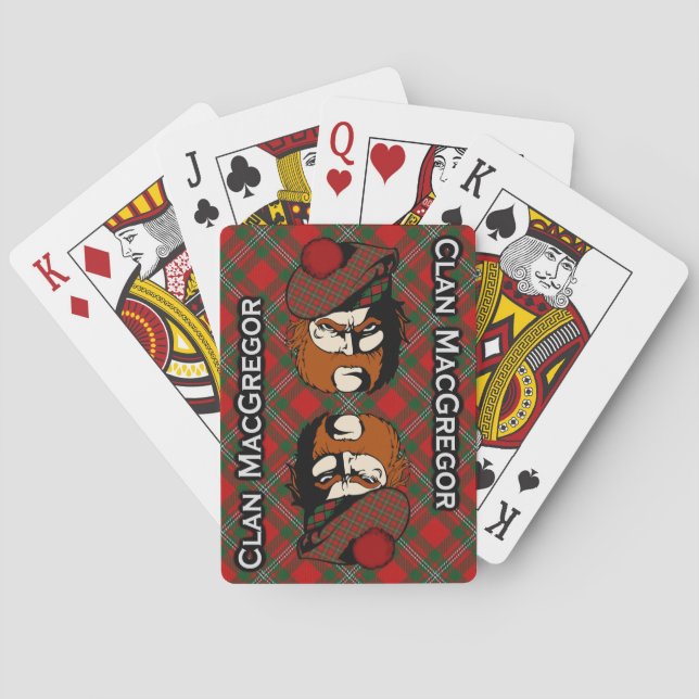 Baralho Clan MacGregor Tartan Deck Escocês (Verso)