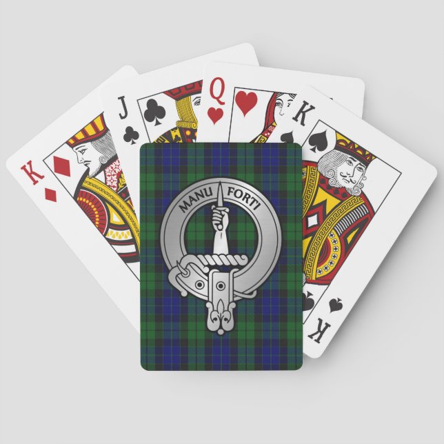 Baralho Clan MacKay Crest & Tartan (Verso)