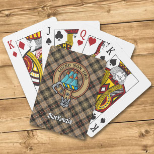 Baralho Clan MacKenzie Crest Jogando Cartões