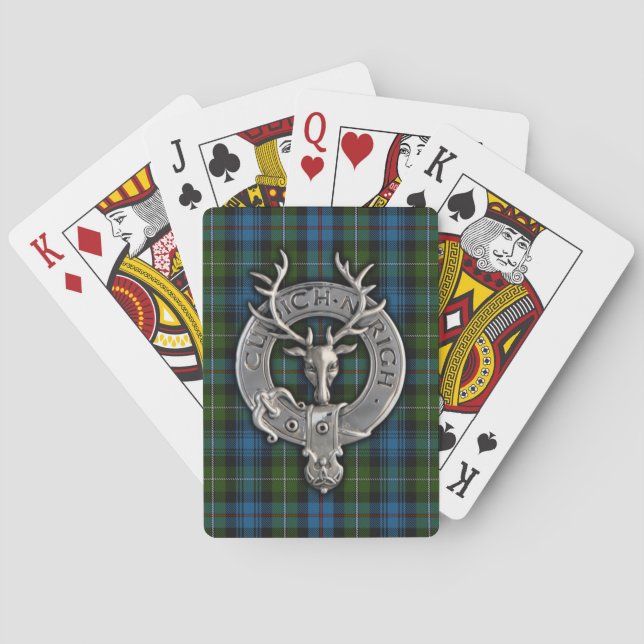 Baralho Clan MacKenzie Crest & Tartan (Verso)
