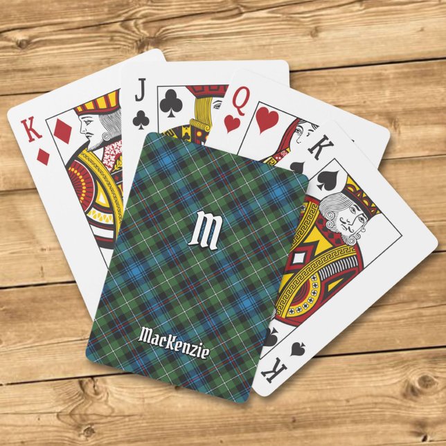 Baralho Clan MacKenzie Tartan Jogando Cartões (Criador carregado)