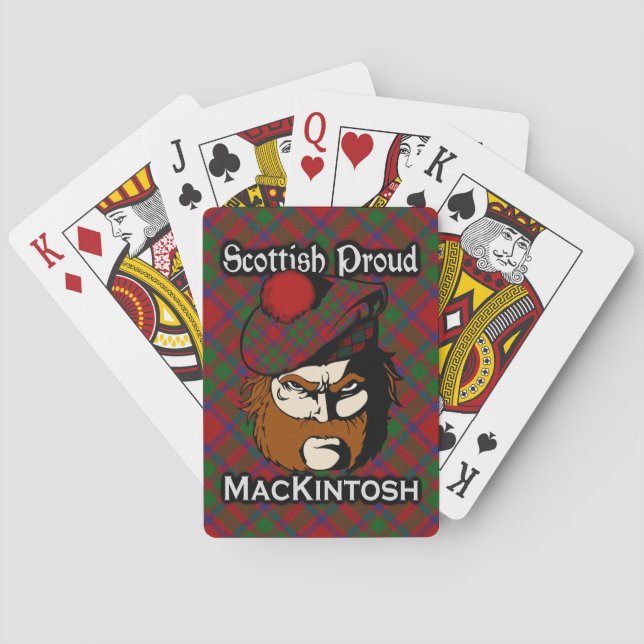 Baralho Clan MacKintosh Tartan Deck Escocês (Verso)