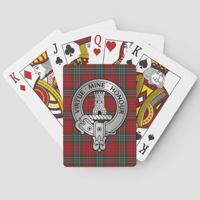 Baralho Clan MacLean Crest & Tartan (Verso)