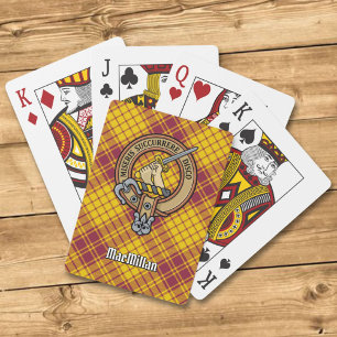 Baralho Clan MacMillan Crest over Dress Tartan