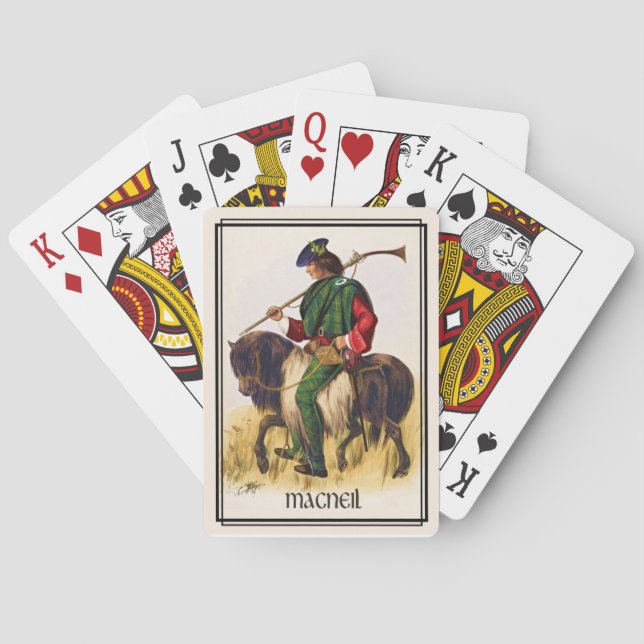 Baralho Clan MacNeil Classic Scotland Bicycle Deck (Verso)