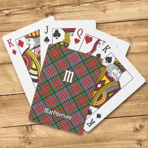Baralho Clan MacPherson Tartan Jogando Cartões