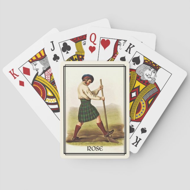 Baralho Clan Rosa Classic Scotland Bicycle Deck (Verso)