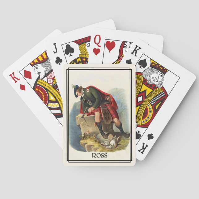 Baralho Clan Ross Classic Scotland Bicycle Deck (Verso)