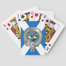 Baralho Clan Wood Crest & Tartan sobre o Salpneu